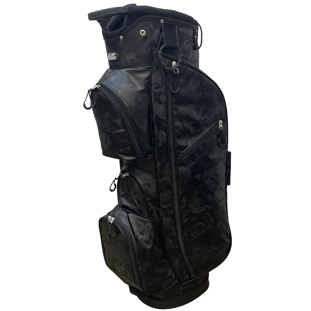 Club Champ Golf Deluxe Cart Bag - Black Camo | MULLIE Golf